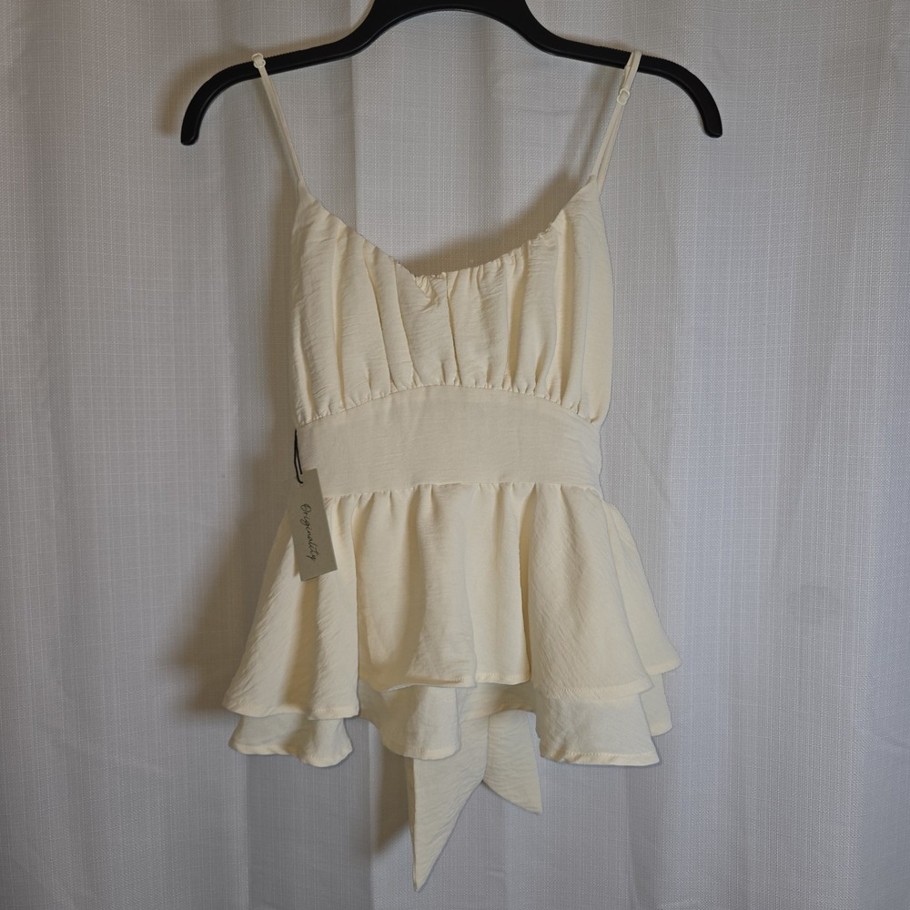 Originality Boot Barn Womens Emma Sleeveless Tie-Back Top Large NWT